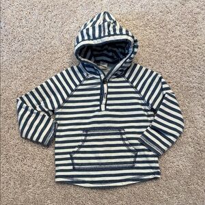 Tucker + Tate Blue and White Striped Kids Hoodie